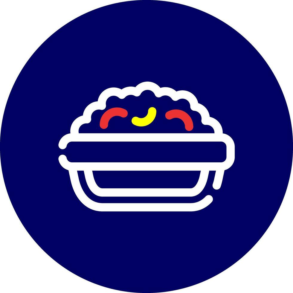Mac N Cheese Creative Icon Design vector