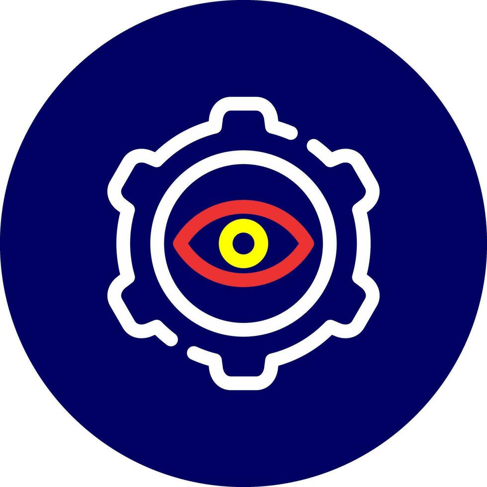 Eye Setting Creative Icon Design vector