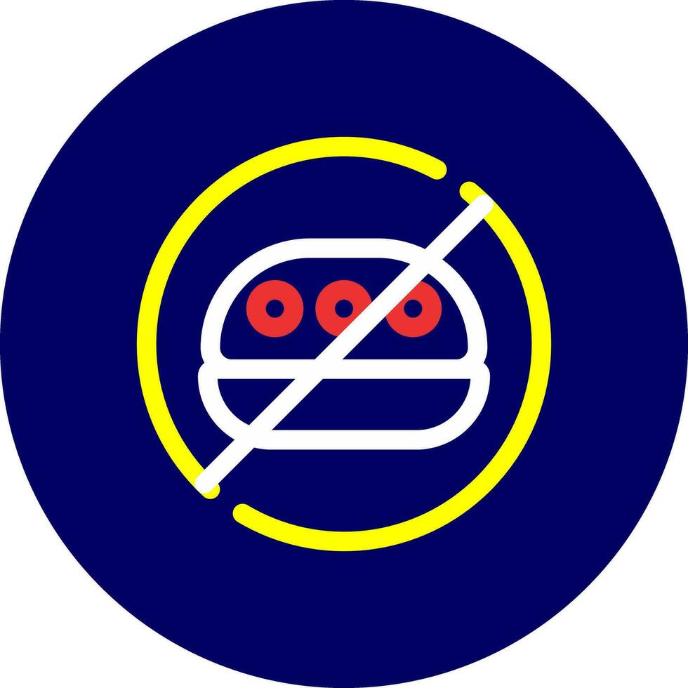 No Food Creative Icon Design vector