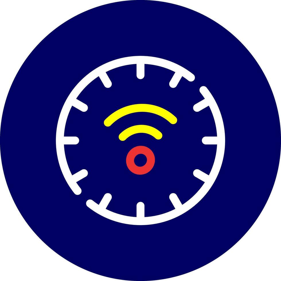 Smart Clock Creative Icon Design vector