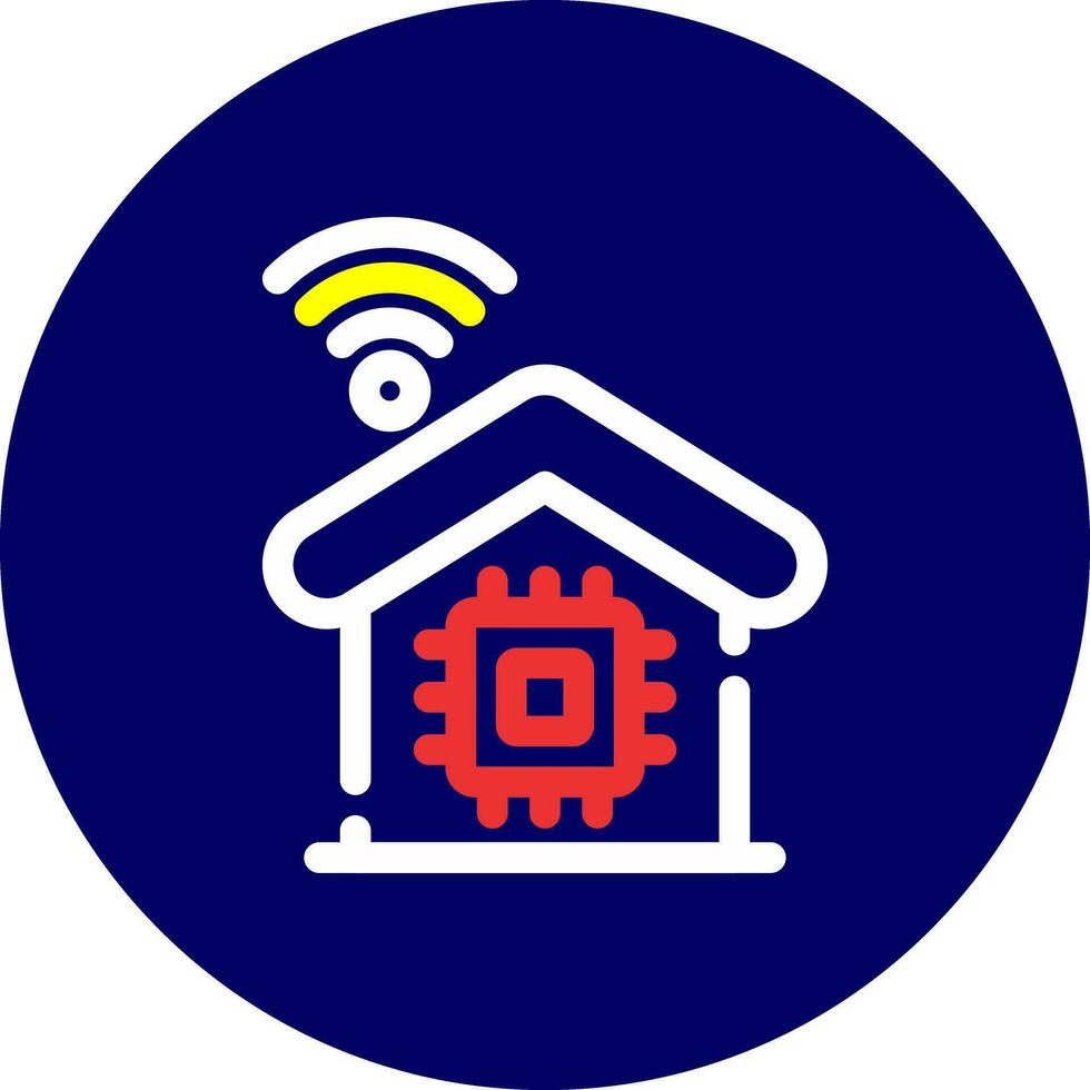 Smart Chip Creative Icon Design vector