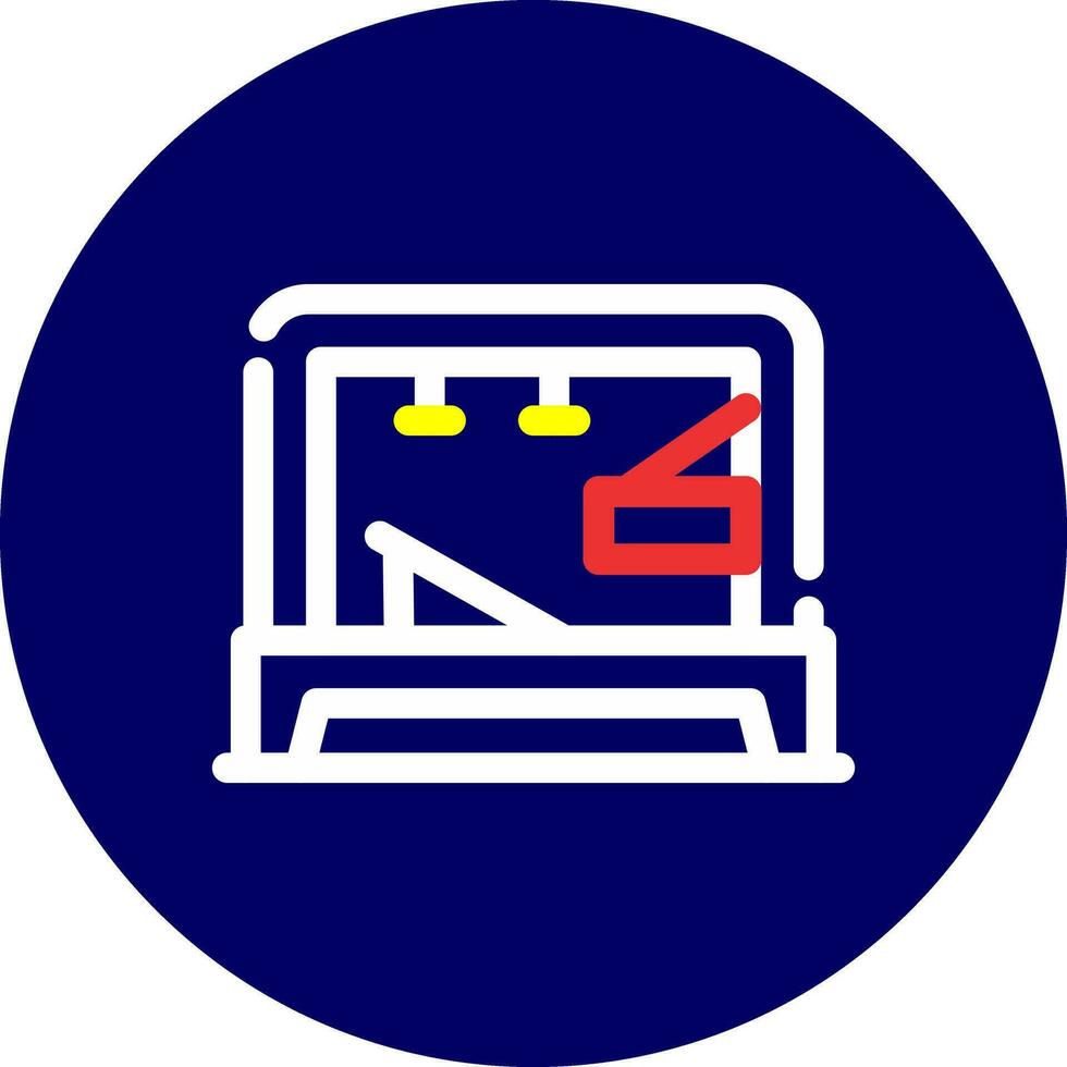 Pilates Tower Creative Icon Design vector