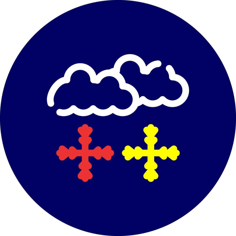 Snowy Creative Icon Design vector