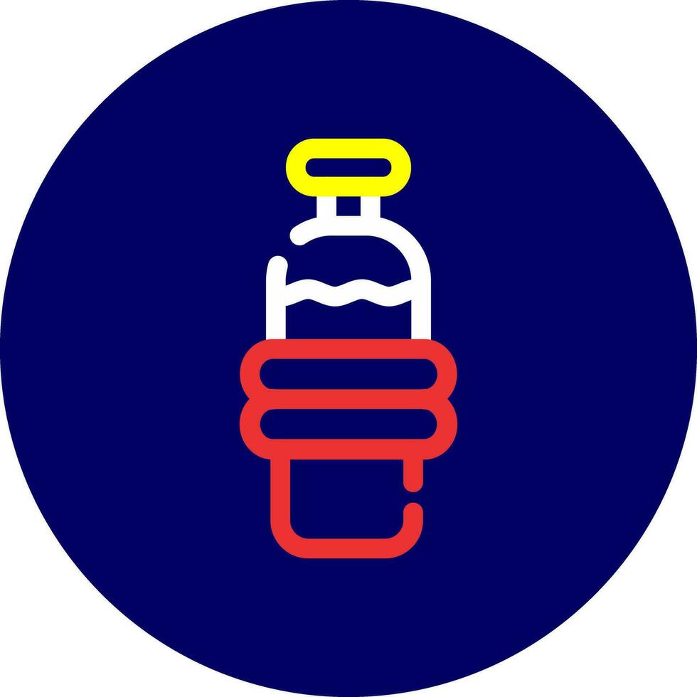 Water Bottle Creative Icon Design vector