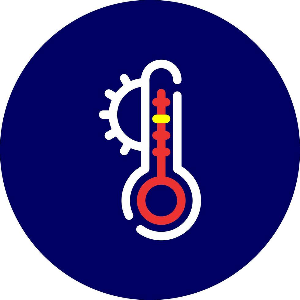 Temperature Creative Icon Design vector