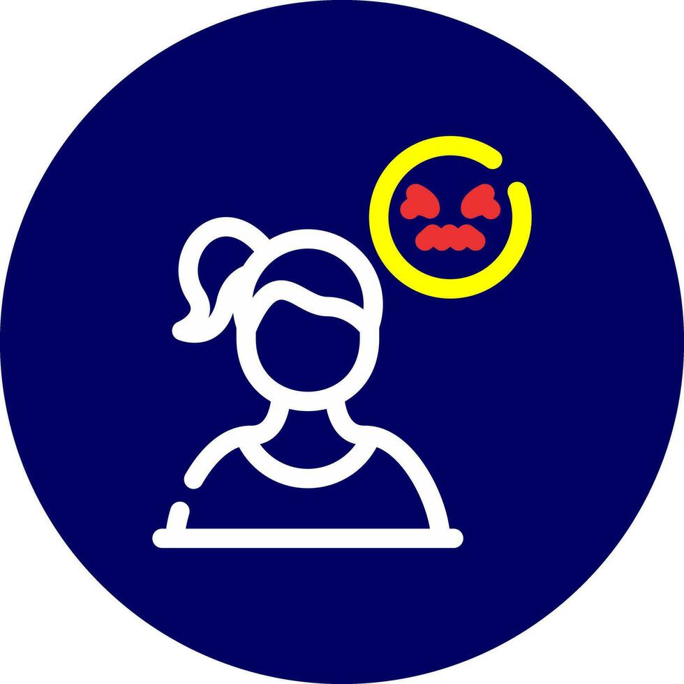 Cringe Creative Icon Design vector