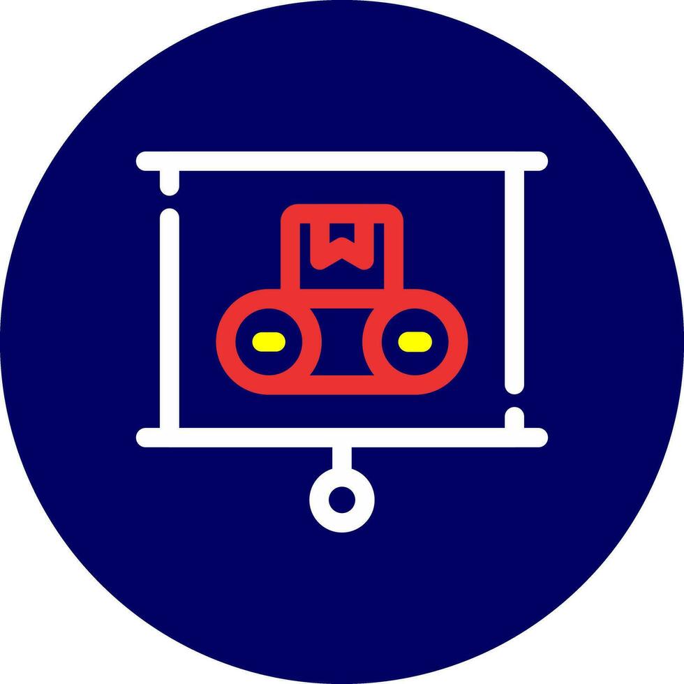 Machine Learning Creative Icon Design vector