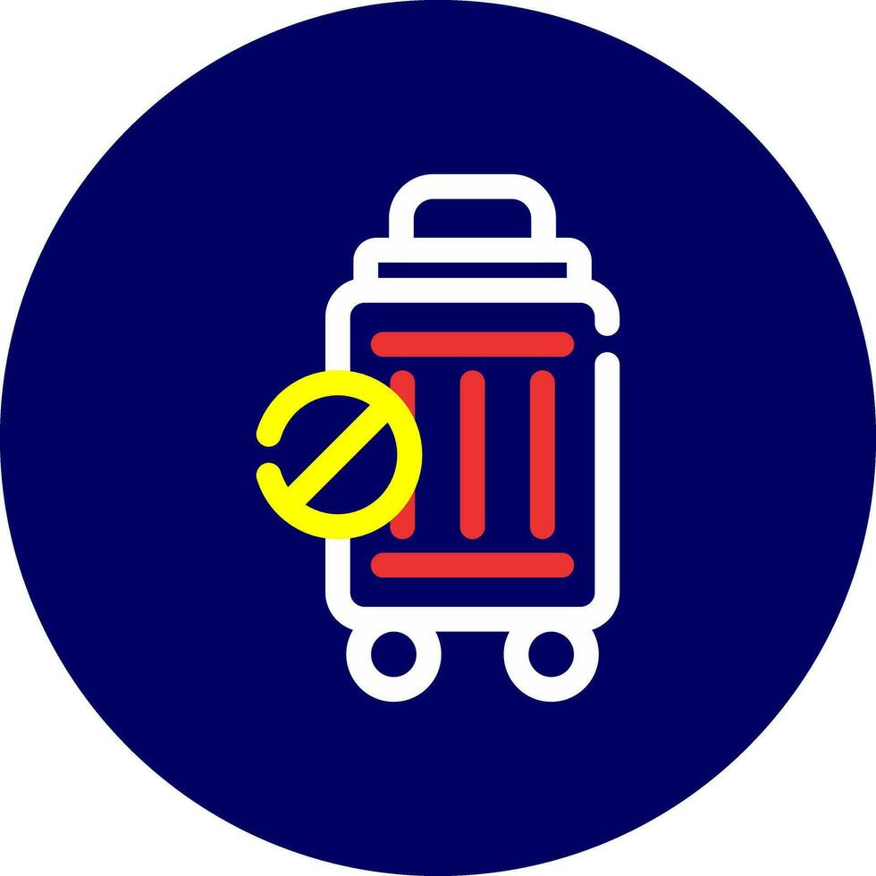 Travel Restrictions Creative Icon Design vector