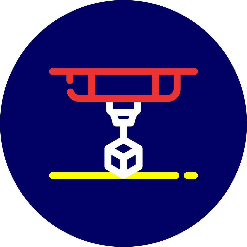 3D Printing Creative Icon Design vector