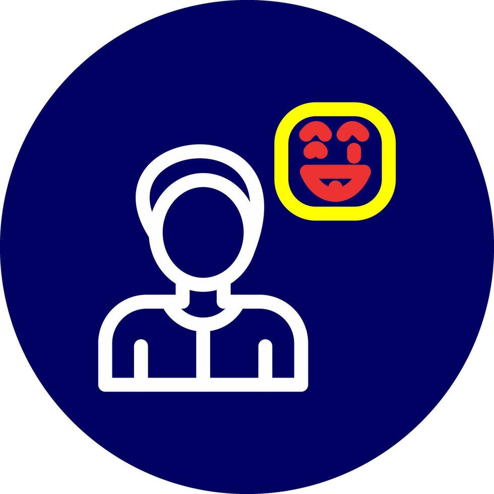 Joyful Creative Icon Design vector
