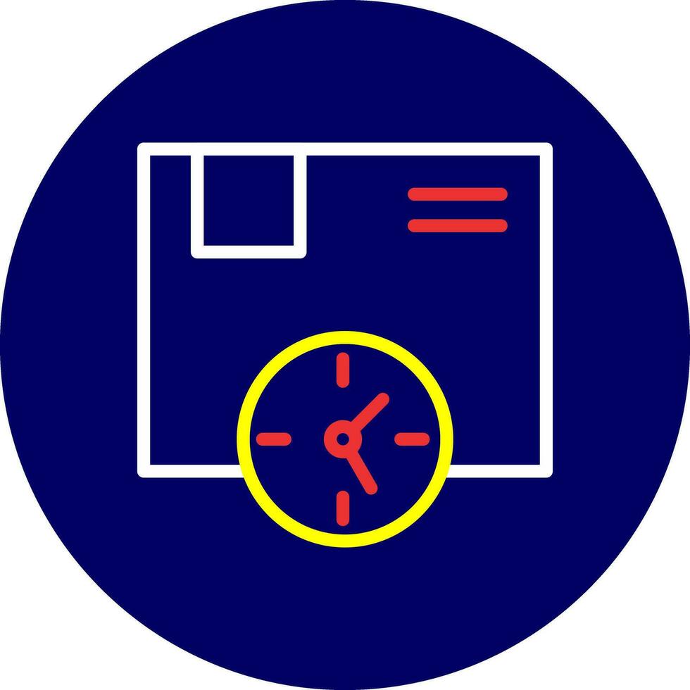 Delivery Time Creative Icon Design vector