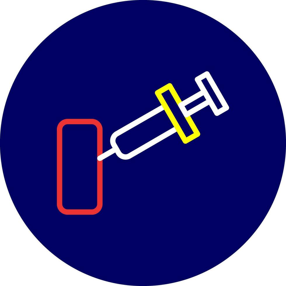 Vaccine Creative Icon Design vector
