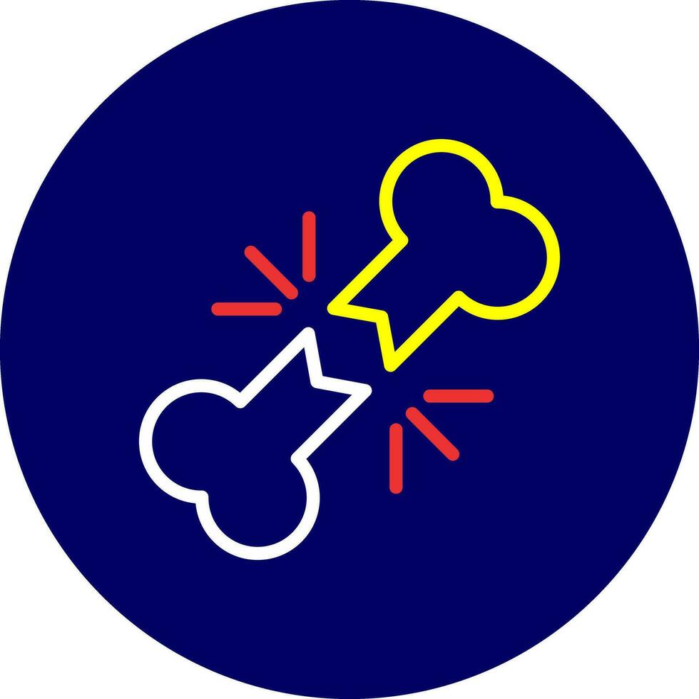 Fracture Creative Icon Design vector