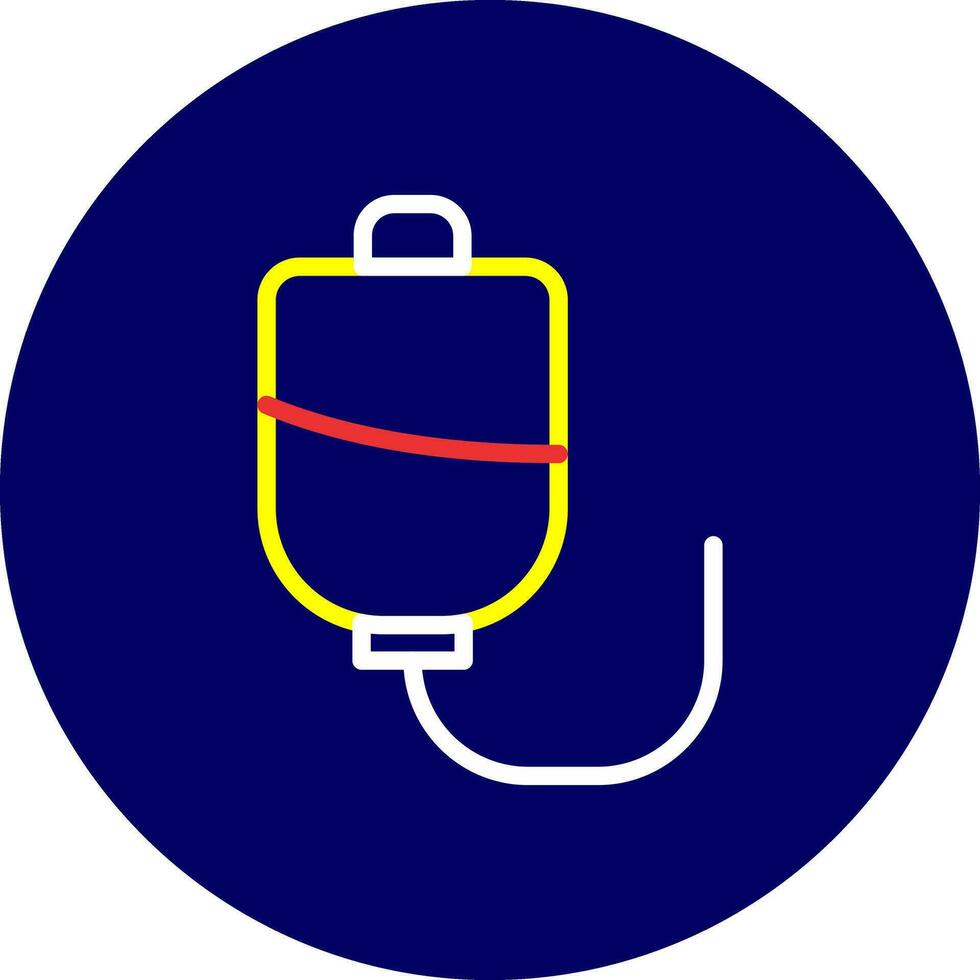 Blood Bag Creative Icon Design vector