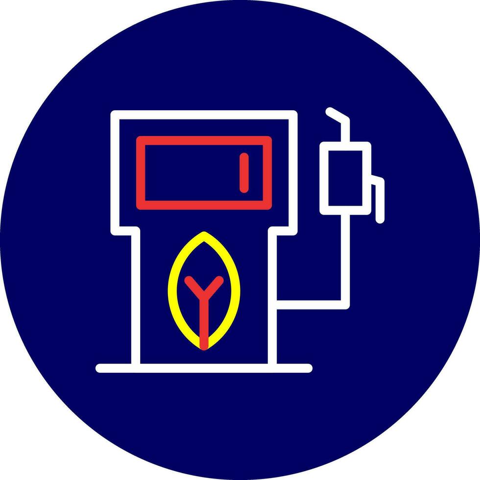 Eco petrol pump Creative Icon Design vector