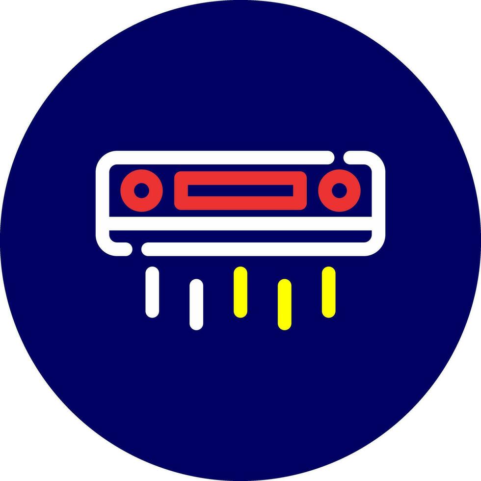 Air Conditioning Creative Icon Design vector
