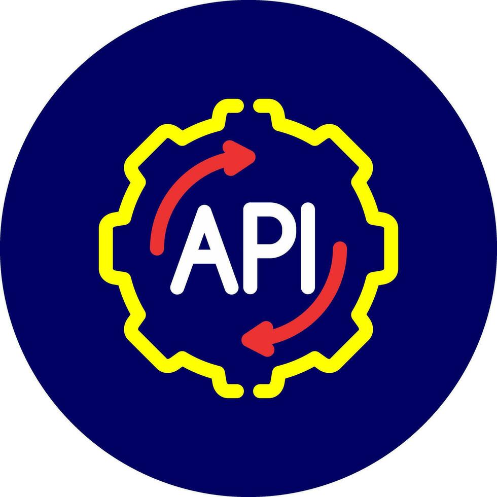 API Creative Icon Design vector