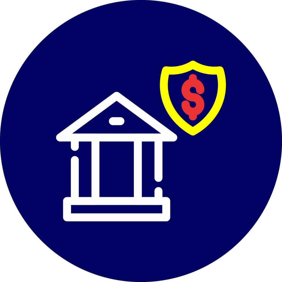 Banking Security Creative Icon Design vector