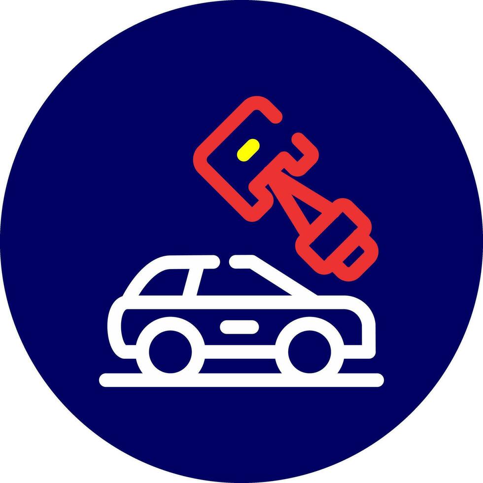 Car Parts Creative Icon Design vector