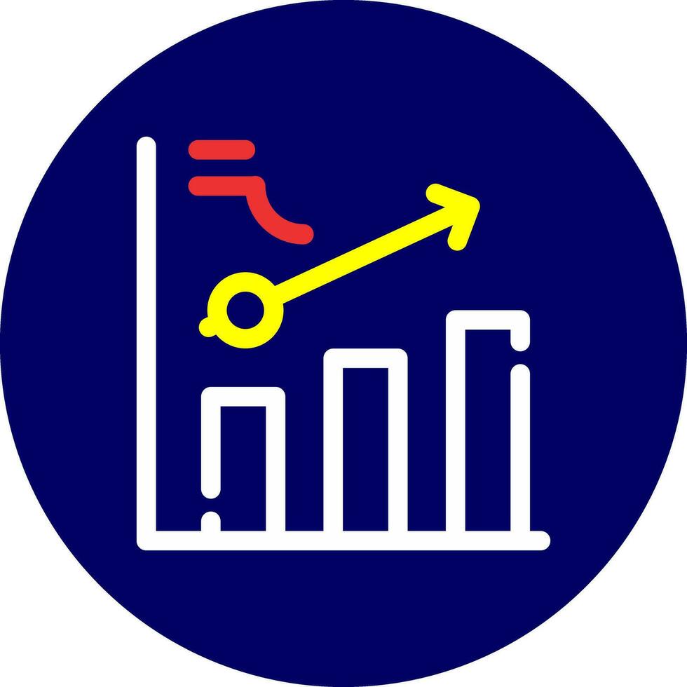 Clustered Bar Creative Icon Design vector