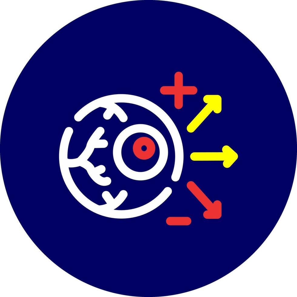 Longsighted Creative Icon Design vector
