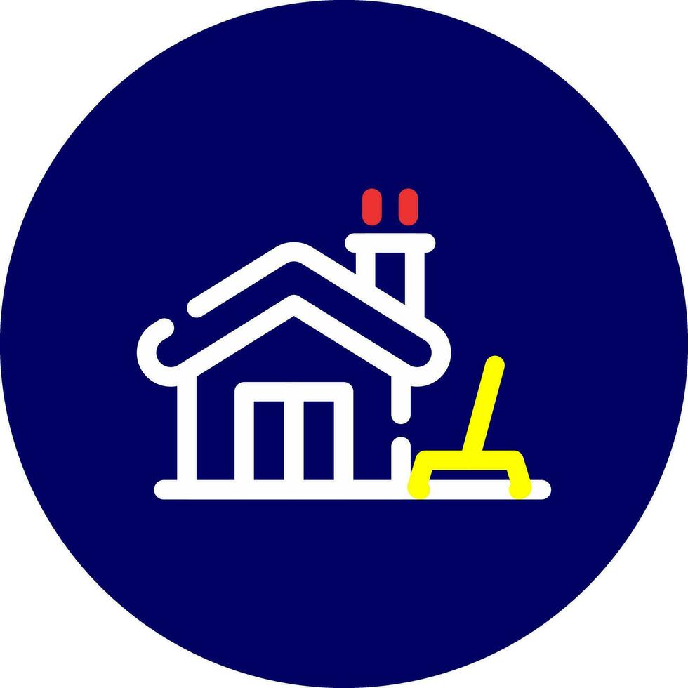 Home Cleaning Creative Icon Design vector