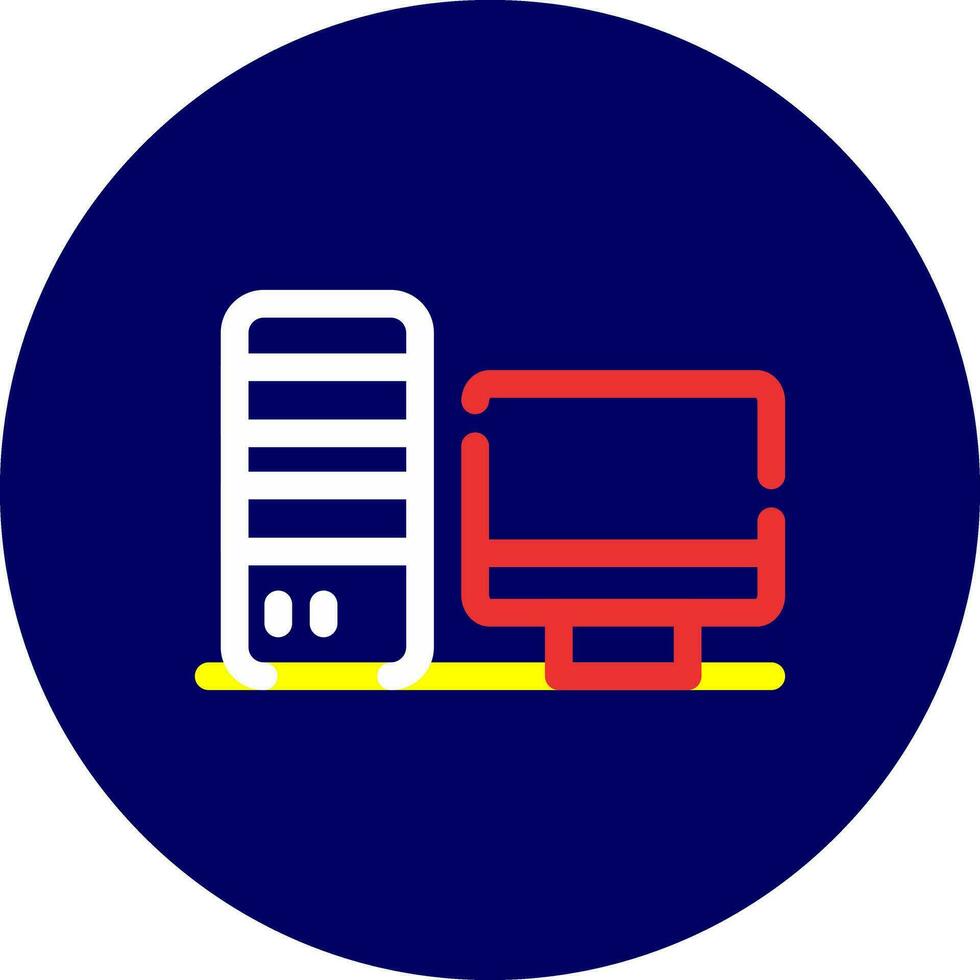 Computer Creative Icon Design vector