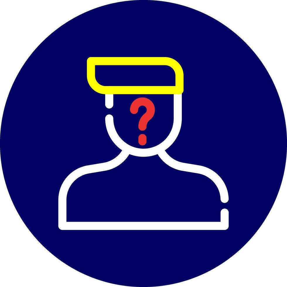 Suspect Creative Icon Design vector