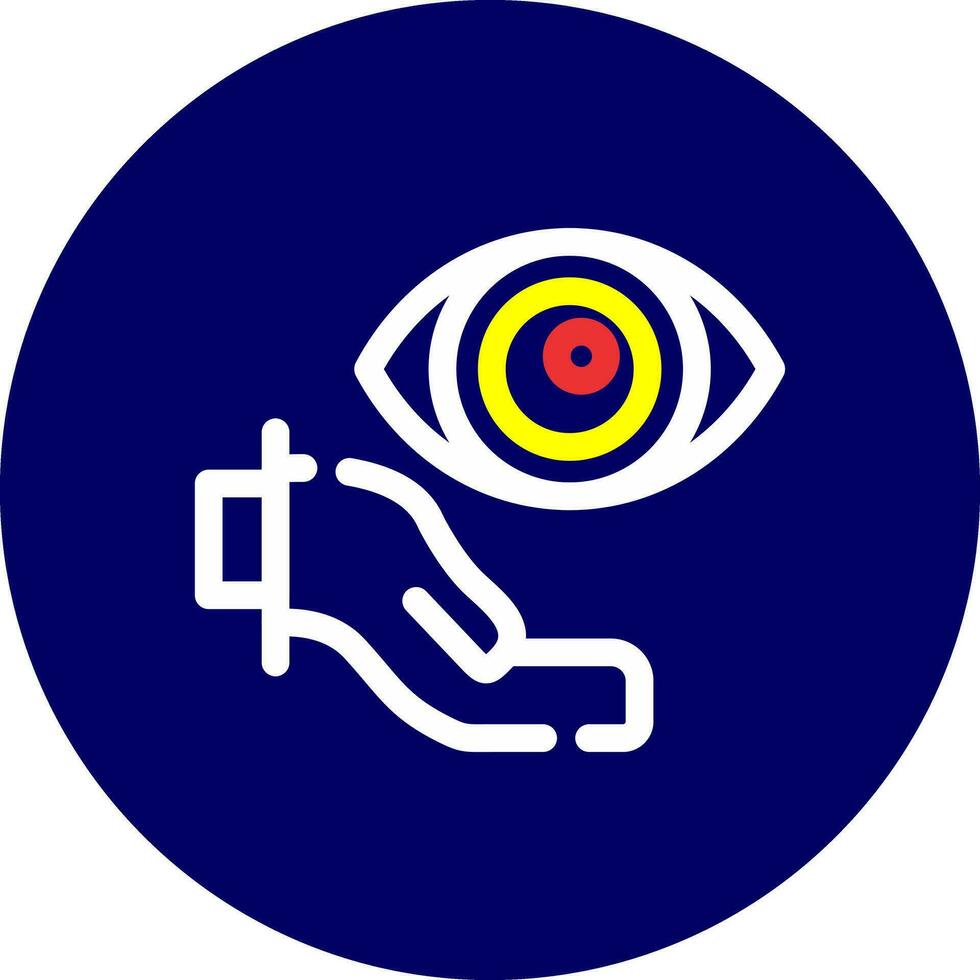 Primary Eye Care Creative Icon Design vector
