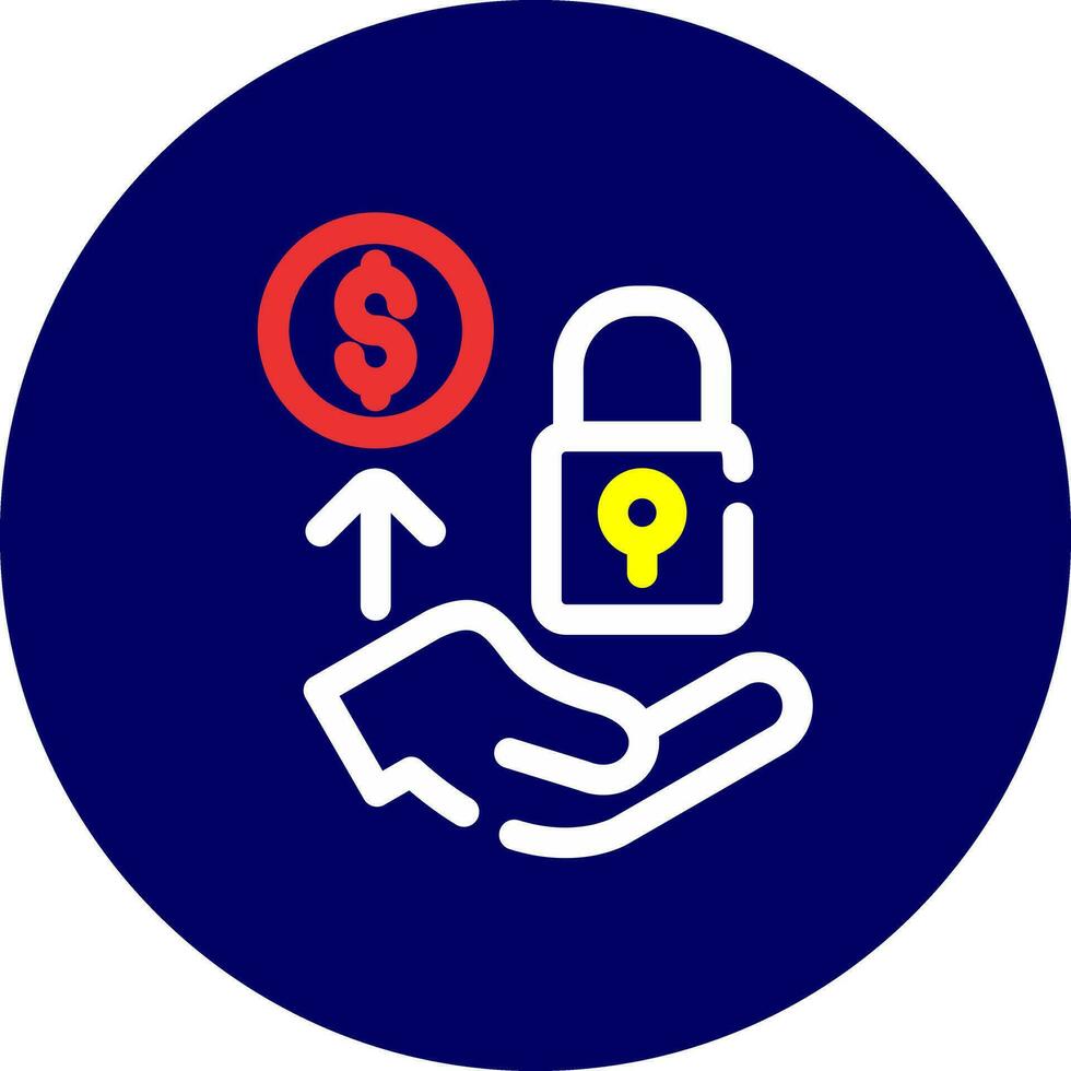Private Offering Creative Icon Design vector