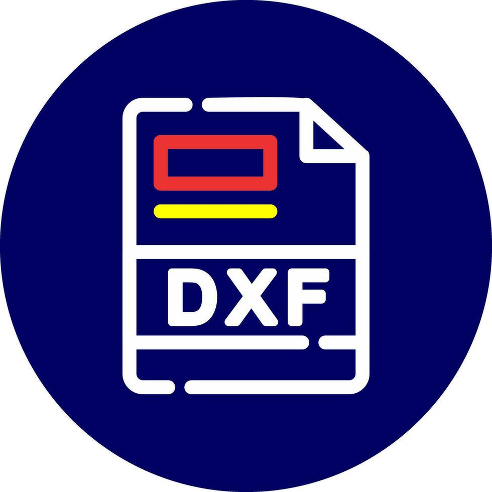 DXF Creative Icon Design vector