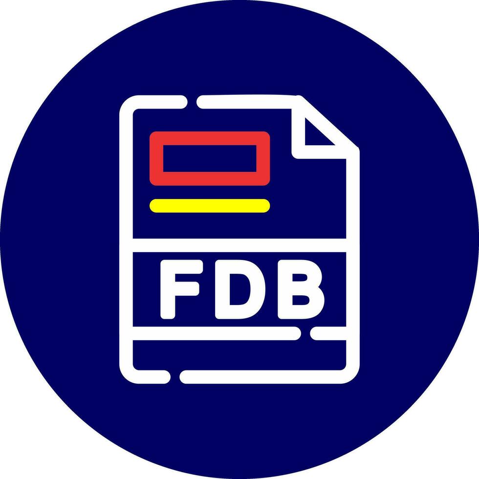 FDB Creative Icon Design vector