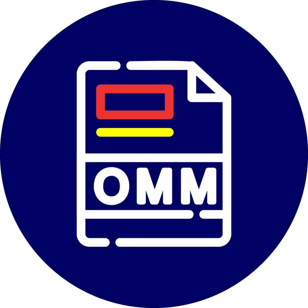 OMM Creative Icon Design vector