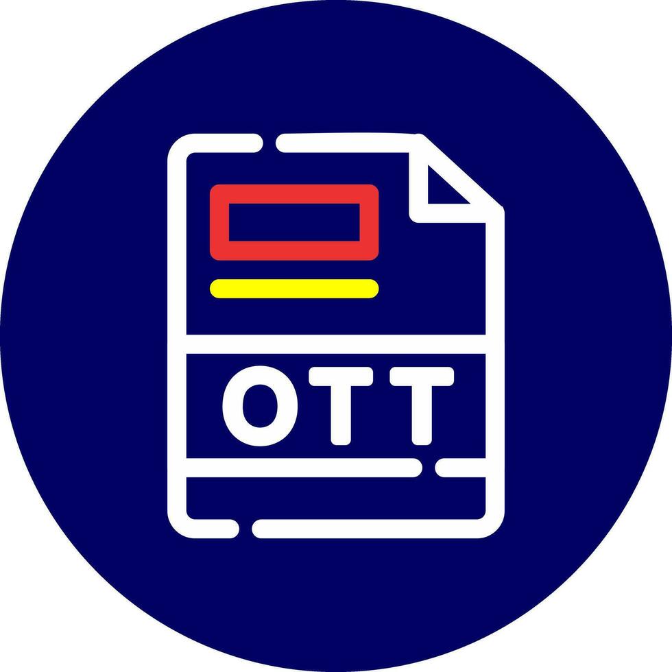 OTT Creative Icon Design vector
