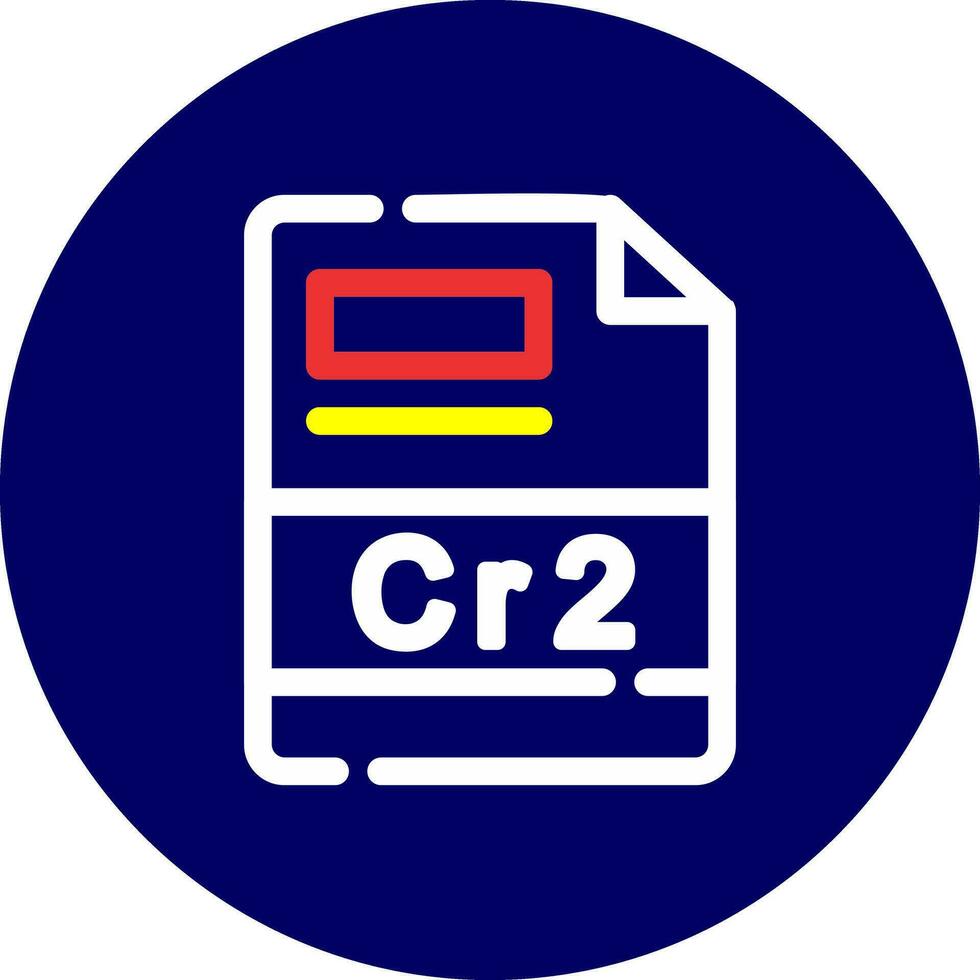 cr2 creativo icono diseño vector