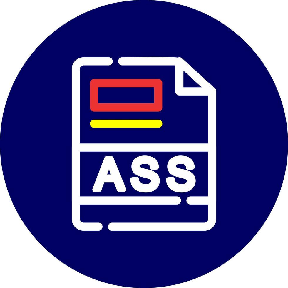 ASS Creative Icon Design vector