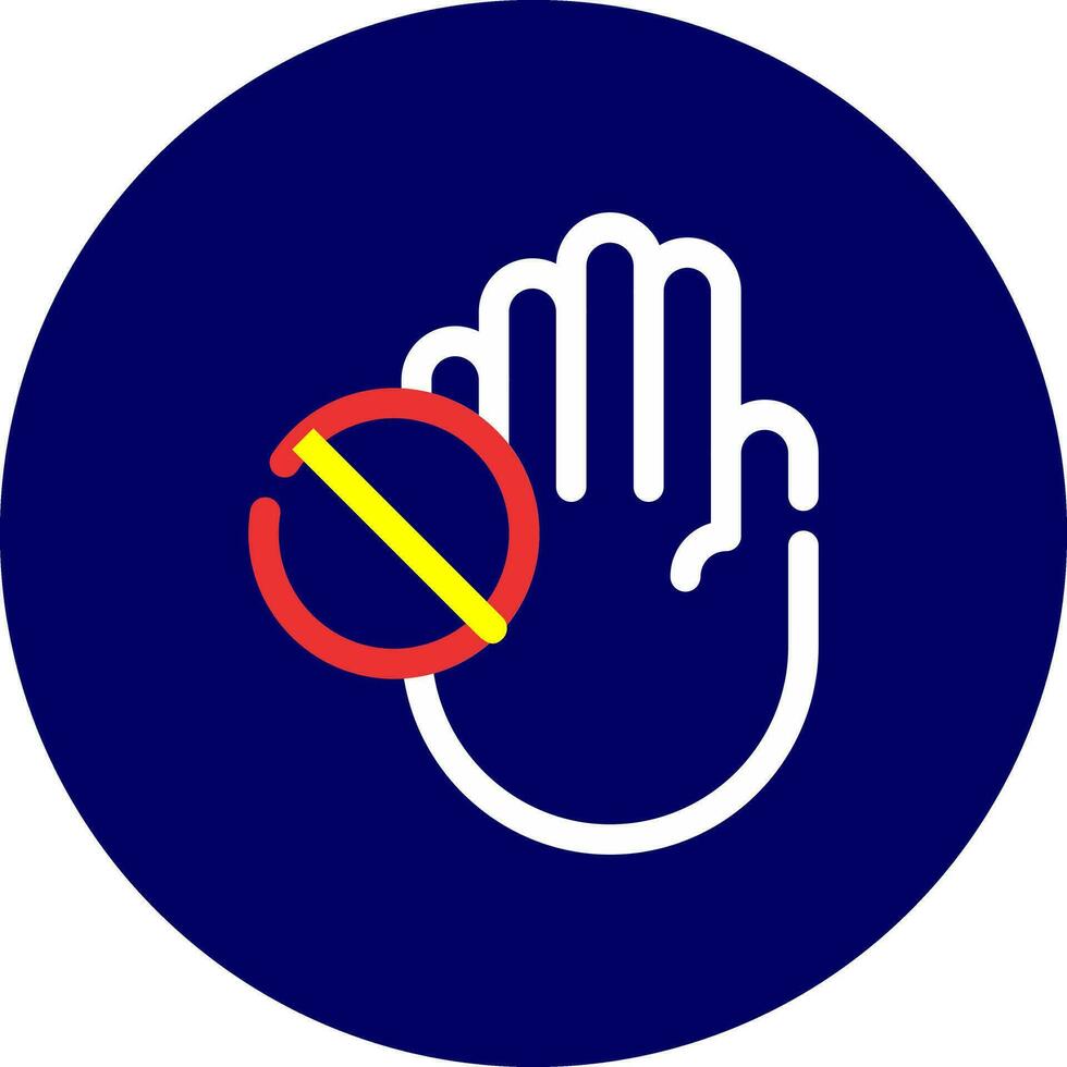 Ban Creative Icon Design vector