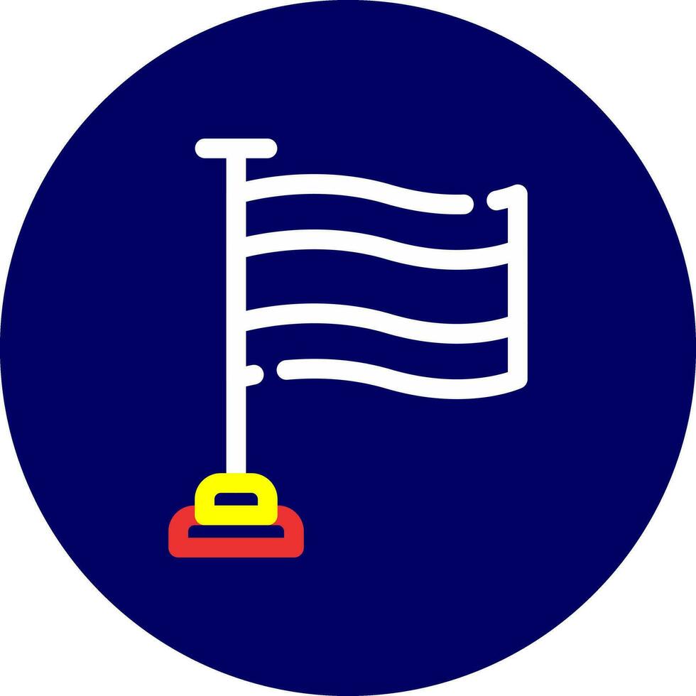 Flag Creative Icon Design vector