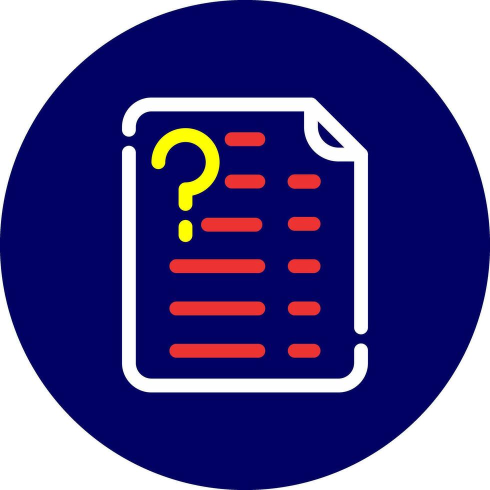 Question Creative Icon Design vector