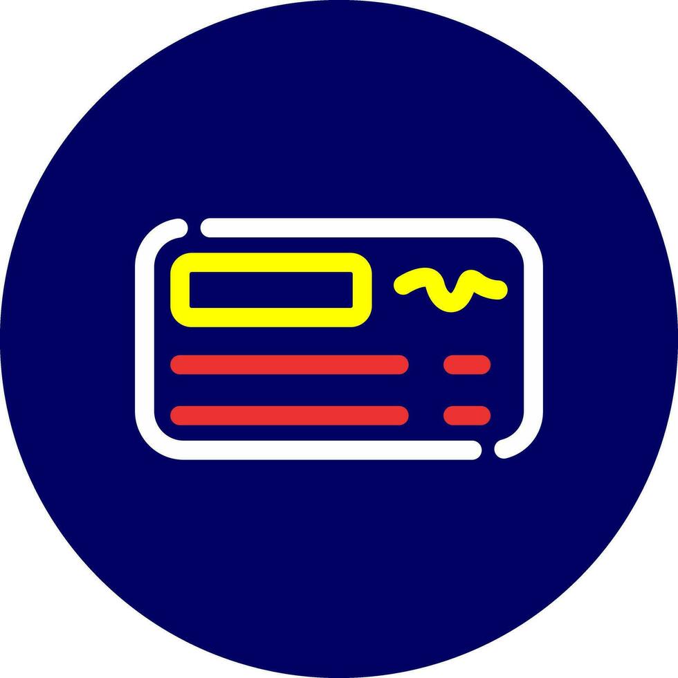 Money Check Creative Icon Design vector