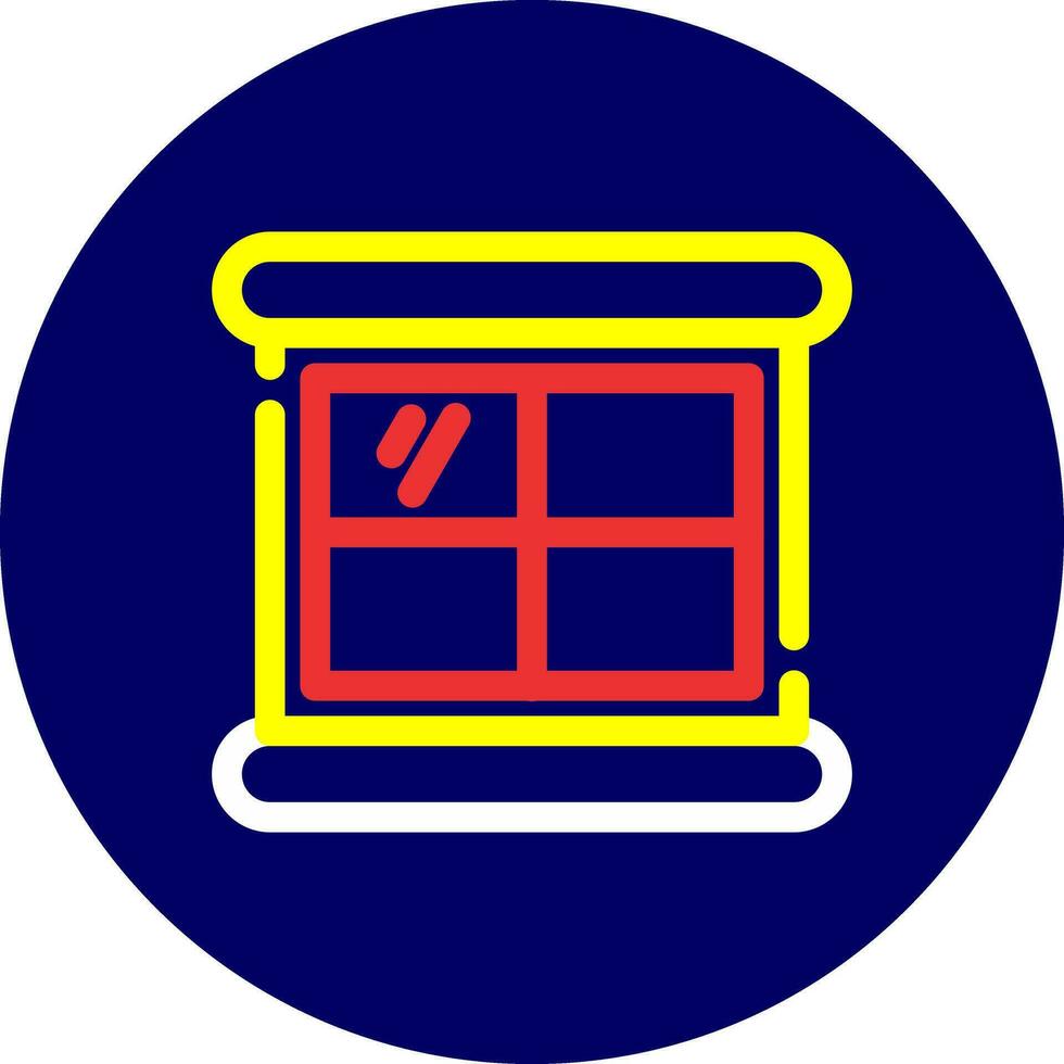 Window Creative Icon Design vector