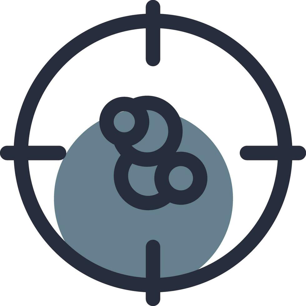 Cancer Target Creative Icon Design vector