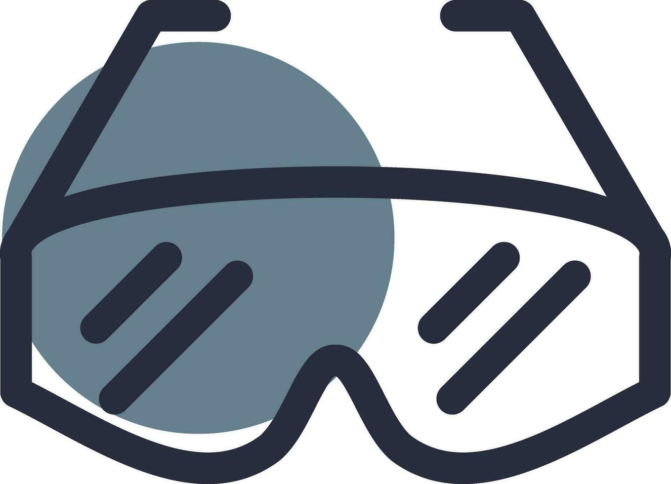 Lab Glasses Creative Icon Design vector