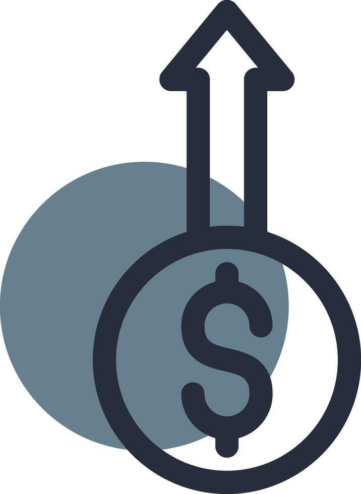 diseño de icono creativo de ganancias vector