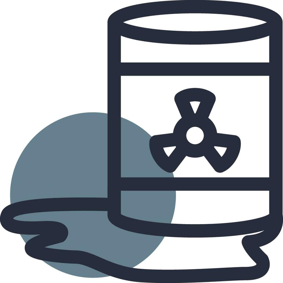 Toxic Waste Creative Icon Design vector