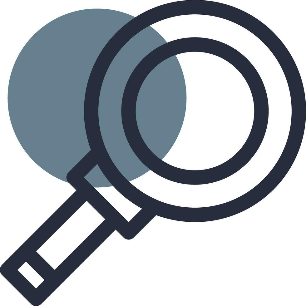 Magnifying Creative Icon Design vector