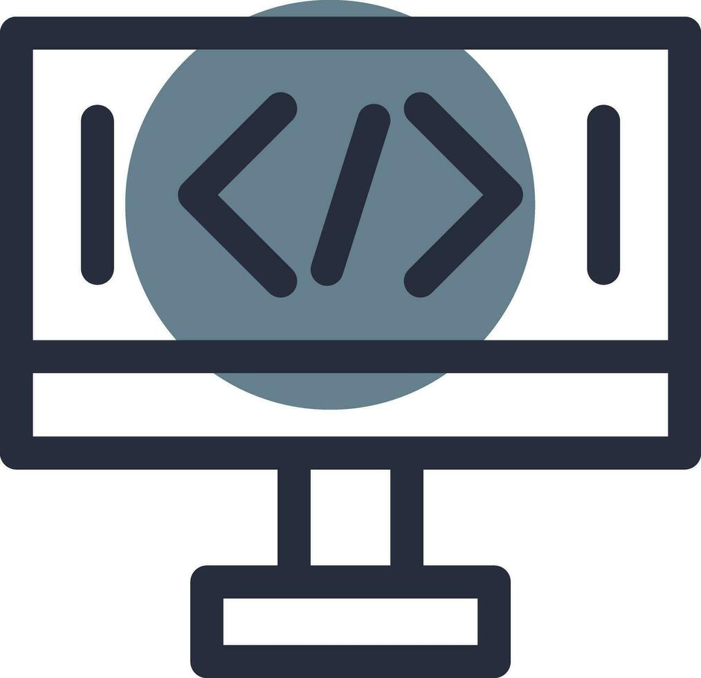 Coding Creative Icon Design vector