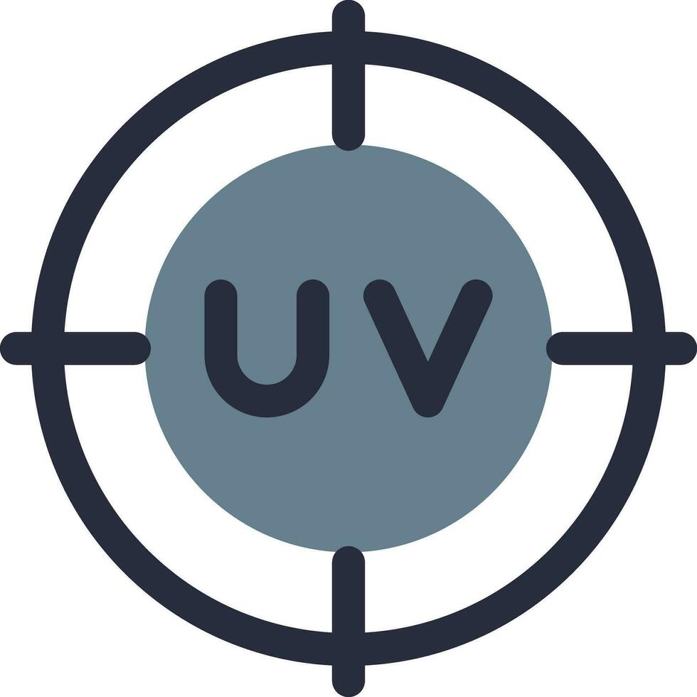 Uv Creative Icon Design vector