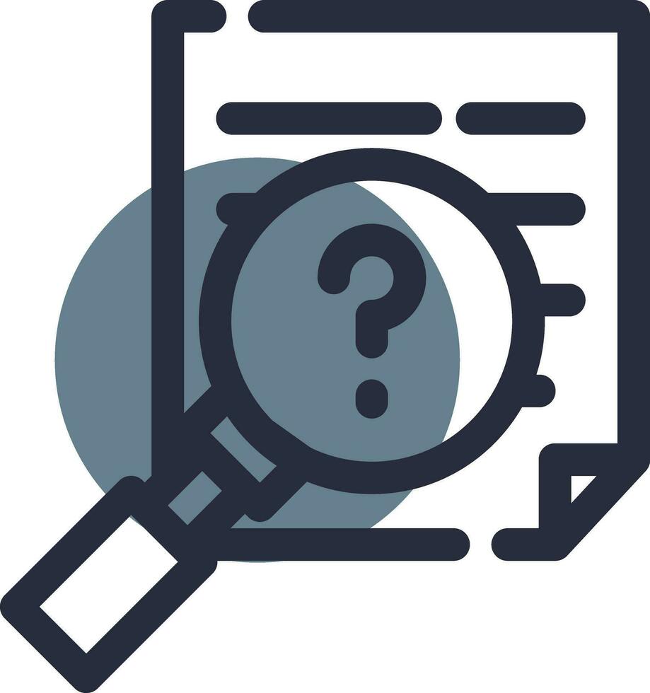 Investigation Creative Icon Design vector