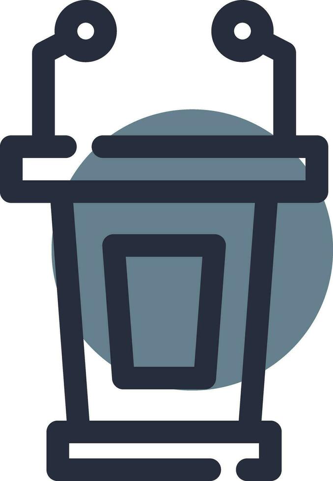 Lectern Creative Icon Design vector